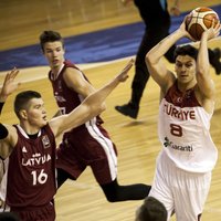Latvijas U-20 izlases basketbolisti nonāk soļa attālumā no izkrišanas uz EČ B divīziju