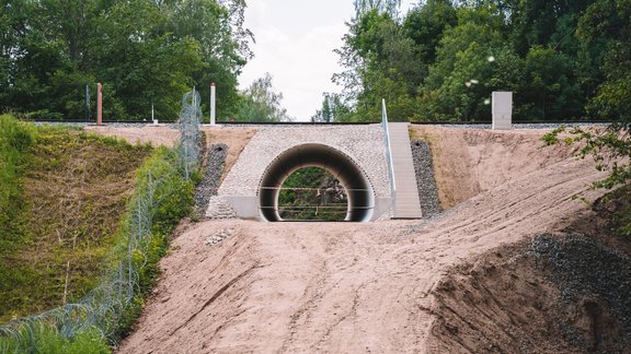  30 metru garais tunelis uz Latvijas – Baltkrievijas robežas  - 3