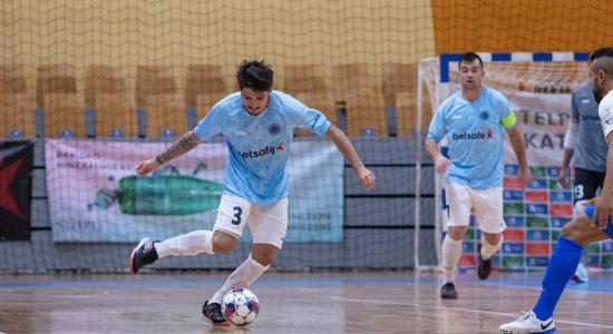 Latvijas telpu futbola čempionāts: 'Riga Futsal Club' – 'Nikars'. Video tiešraide