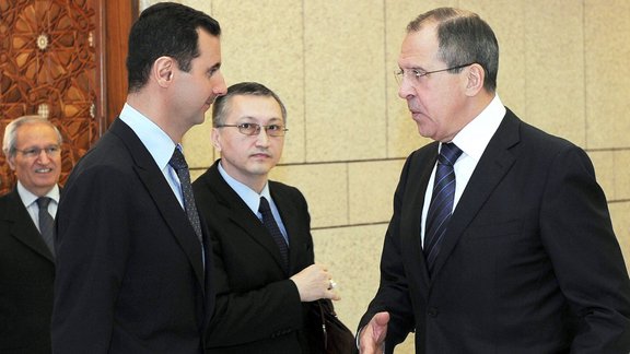 Bashar Asad - Lavrov