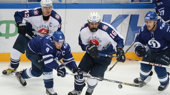 Foto: Hokeja spēle Maskavas Dinamo - Torpedo - 4