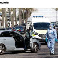 В Лондоне полицейские со стрельбой задержали водителя, который врезался в машину посла Украины