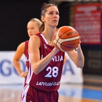 Latvijas basketbolistes EČ atlases spēli ar Izraēlu aizvadīs bez Vītolas un Strautmanes