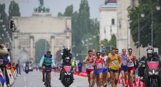 Saulgriezim Eiropas vieglatlētikas čempionātā 23. vieta 20 kilometru soļošanā