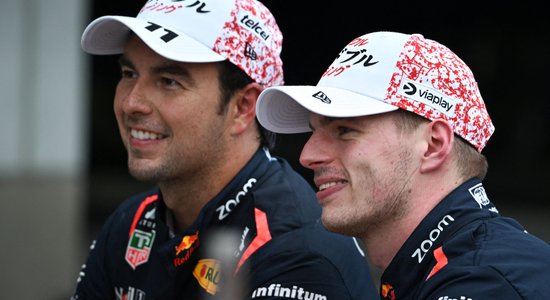Verstapens un Peress izcīna dubultuzvaru Japānas 'Grand Prix'