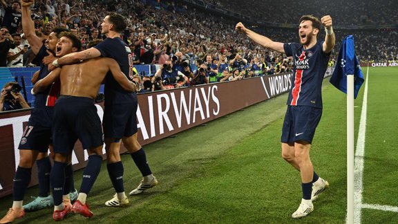 PSG futbolisti pirmo reizi triumfē UEFA Čempionu līgas finālā