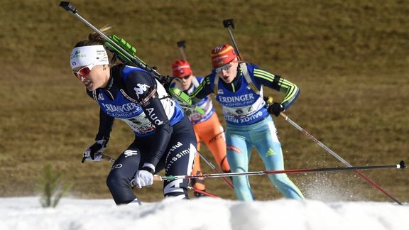 Italy Karin Oberhofer and Ukraine Olga Abramova 