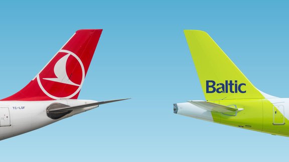 "airBaltic" paplašina sadarbību ar "Turkish Airlines", cer uz jauniem klientiem