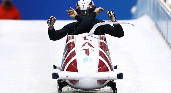ФОТО: Как латвийские спортсмены тренируются на Олимпийских играх в Пекине