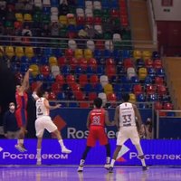 Video: 3+1 gājiens pēdējās sekundēs atnes CSKA komandai uzvaru Eirolīgā