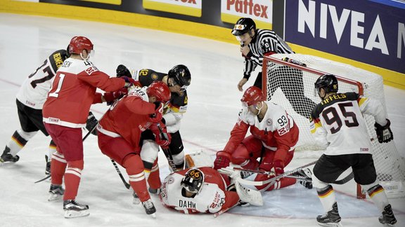 Hokejs, pasaules čempionāts: Dānija - Vācija - 3