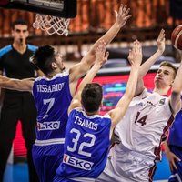 Latvijas U-16 basketbola izlase zaudē un EČ cīnīsies par septīto vietu