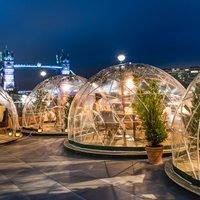 Temzas krastā Londonā izveidots iglu restorāns