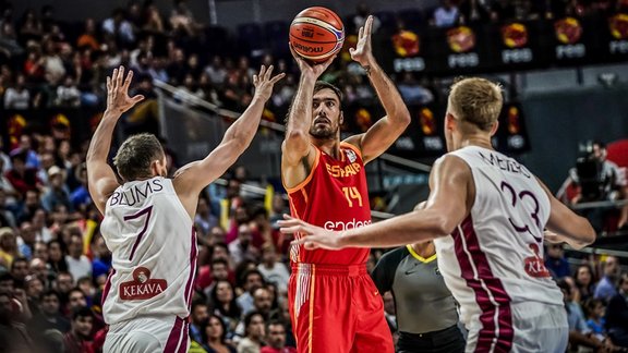 Basketbols, Pasaules kausa kvalifikācija: Latvija - Spānija - 5