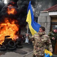 ФОТО: бойцы батальона "Айдар" пошли на штурм минобороны Украины