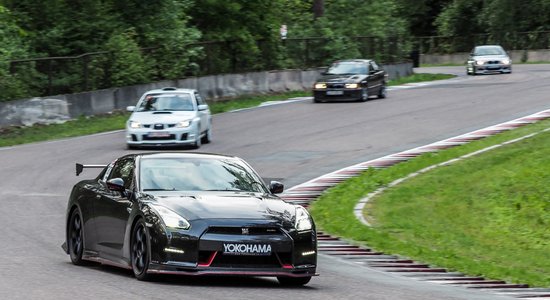 Minišosejas vēsturiskajā pēdējā posmā uzvar Liepiņš ar 'Nissan GT-R'