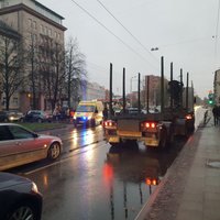 Foto: Valdemāra ielā sadūrušās četras automašīnas