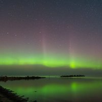 Foto: Latvijas debesīs atkal rotājas krāšņā ziemeļblāzma