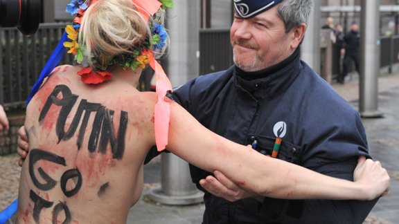 Femen in Brussel