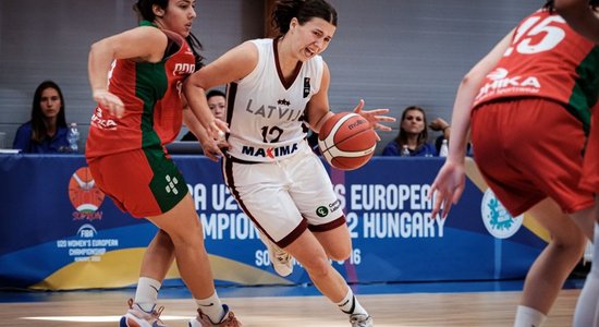 Latvijas basketbolistes cieš zaudējumu otrajā Eiropas U-20 čempionāta cīņā