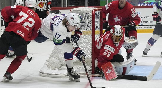 Video: Šveices uzvaru sērija pasaules čempionātā apraujas ceturtdaļfinālā