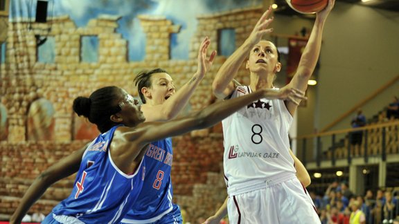 Eiropas čempionāts sieviešu basketbolā: Latvijas - Lielbritānija