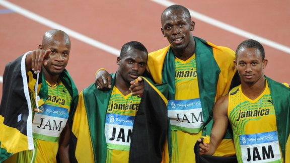 Jamaica 4x100 relay team 