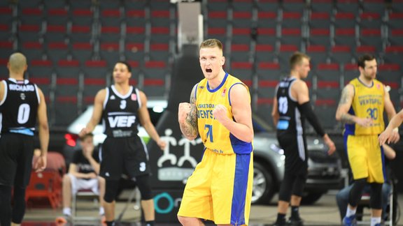 Basketbols, Latvijas basketbola līgas finālsērija, trešā spēle: VEF Rīga - Ventspils