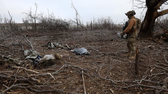 Krievijas karavīru līķi Ukraina