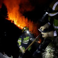 Foto: Tenerifē postošo savvaļas ugunsgrēku dēļ evakuēti vairāki tūkstoši cilvēku