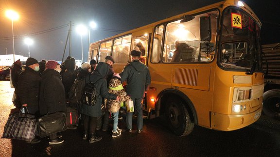 evakuācija no Doņeckas uz Krieviju 