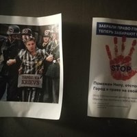 'Nacisti notver Ušakovu': kriminālprocesu par skrejlapām izmeklēs VDD