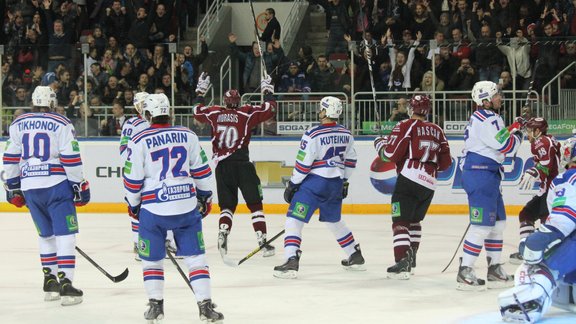 Dinamo Riga - SKA Sankt-Peterburga, KHL