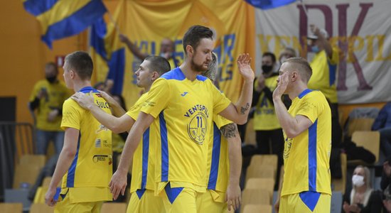 'Ventspils' Latvijas – Igaunijas basketbola līgas spēlē zaudē Pērnavā