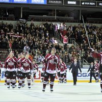 Rīgas 'Dinamo' hokejisti 'Latvijas Dzelzceļa' kausu noslēdz ar uzvaru un trešo vietu