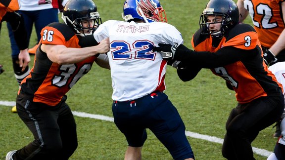 Amerikāņu futbols: Riga Lions - Tartu Titans