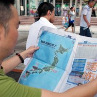 Ķīnas laikraksts publicē Japānas karti ar atomsprādzieniem