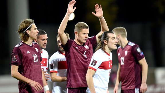 Futbols, Pasaules kausa kvalifikācija: Latvija - Turcija