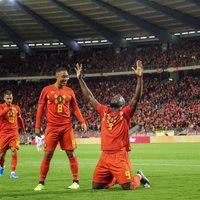 Beļģija kā pirmā kvalificējas 'Euro 2020' finālturnīram; Nīderlande izglābjas Roterdamā