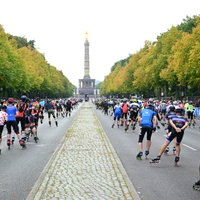 Jūlija Zeile: Berlīnes maratons skrituļslidotājas acīm
