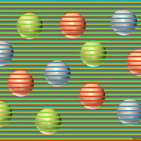 Pārsteidzoša optiskā ilūzija – kāpēc šīs vienādās krāsas sfēras redzam dažādi