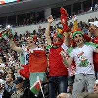 Latvijas un Baltkrievijas spēlē sasniegts PČ līdzjutēju rekords