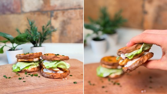 Izmēģinām trendīgos "TikTok" batāšu burgerus – tik gardi kā nekad agrāk