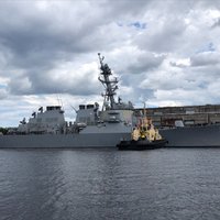 В Рижский порт прибыл американский эсминец USS Arleigh Burke