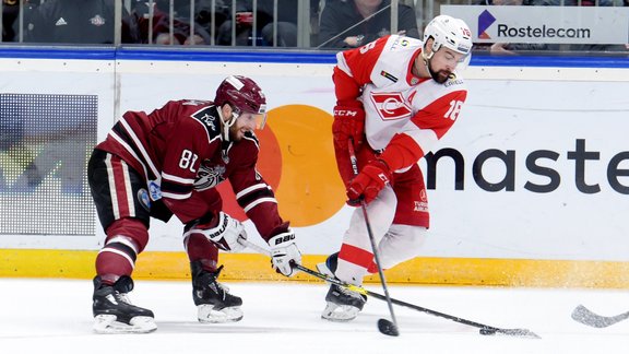 Hokejs, KHL spēle: Rīgas Dinamo - Maskavas Spartak - 41