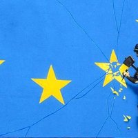 Benksijs no ES karoga 'izkaļ' vienu zvaigzni