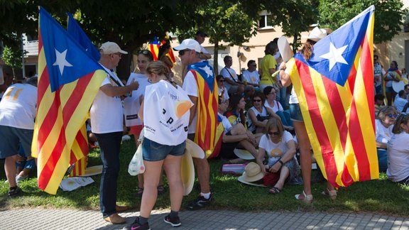 Demonstrācija Katalonijas neatkarības atbalstam Barselonā - 7