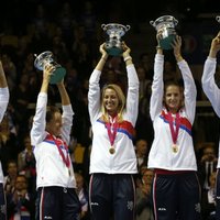 Čehijas tenisistes nosargā Federāciju kausa čempioņu troni
