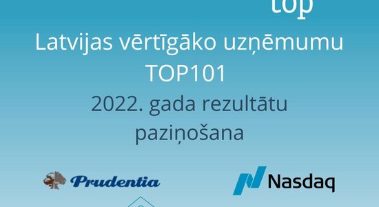 Apkopots Latvijas vērtīgāko uzņēmumu TOP101: uzzini uzvarētāju īpašā raidījumā