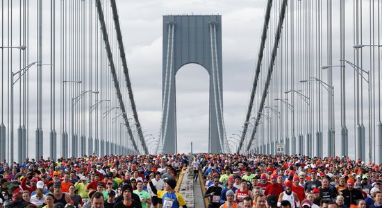 Fotoreportāža: šāgada Ņujorkas maratons